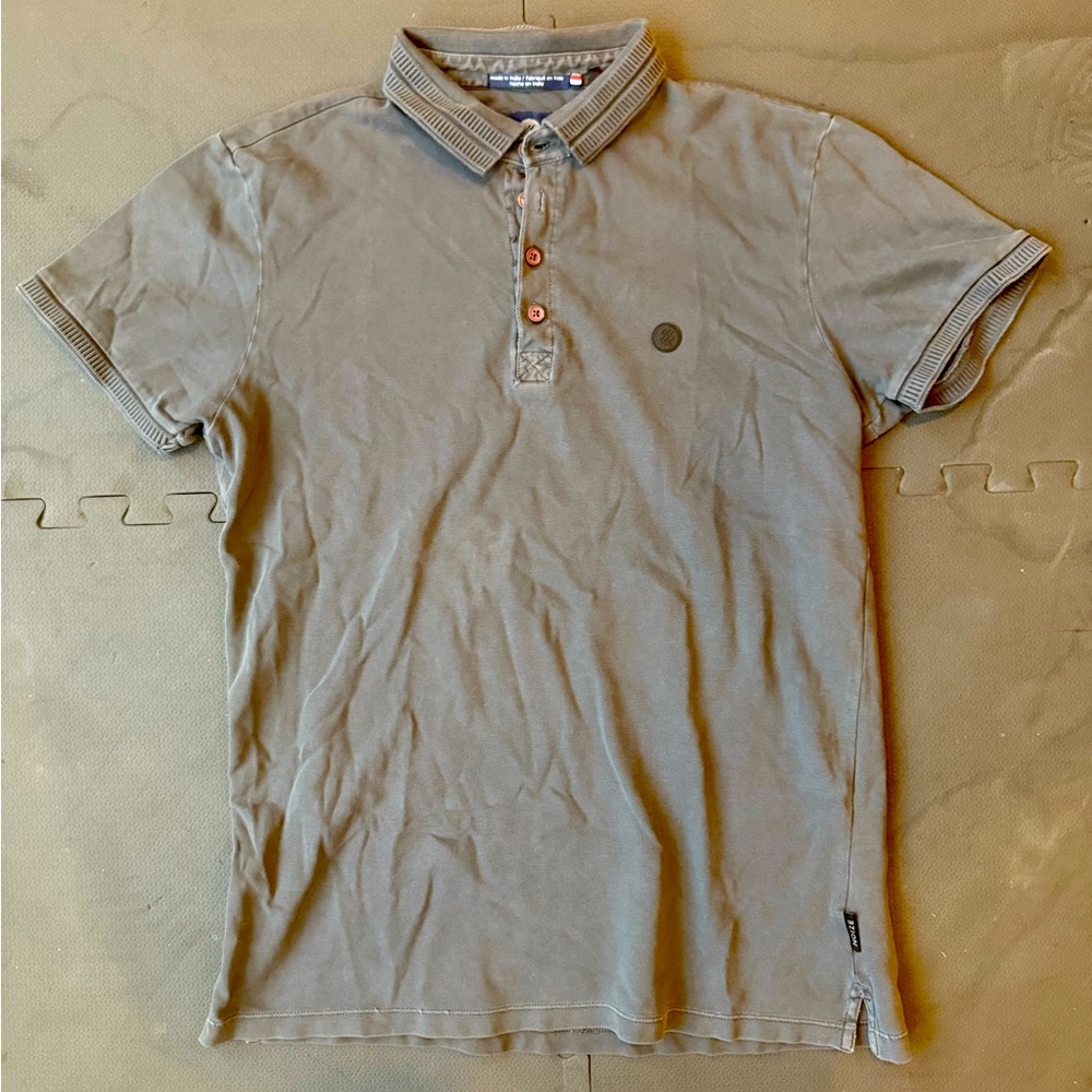 Noize Short-Sleeve Polo Shirt - Gray, Medium